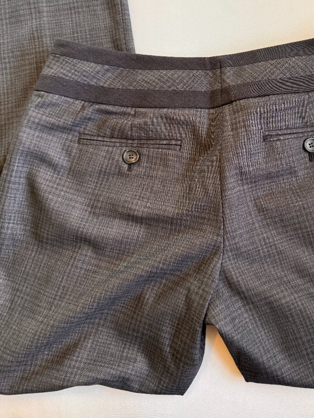Work! The Limited Cassidy Fit Plaid Wide-Leg Trousers (Size 6) - Picture 3 of 5